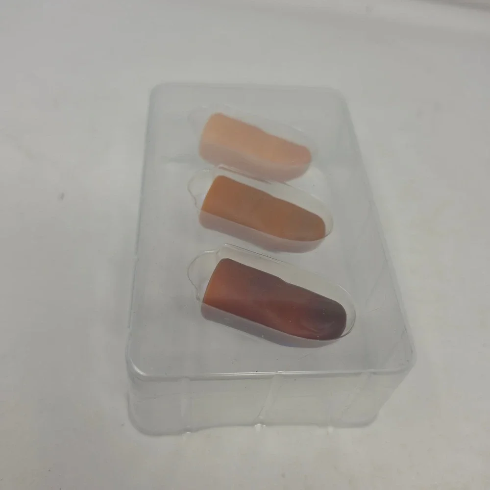 Realistic Magic Thumb Tip Set 3 Pack Multiple Skin Tones Vanishing Trick Prop